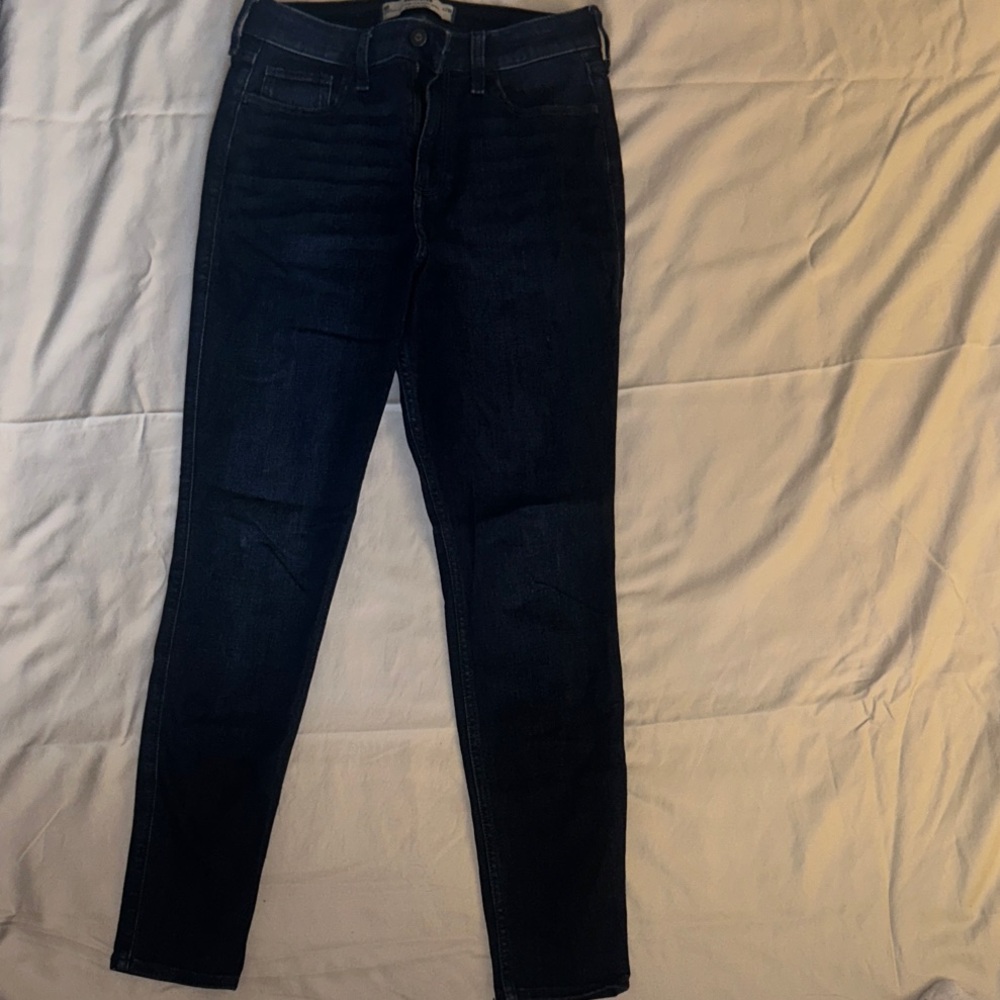 Hollister Dark blue Curvy High-Rise Super Skinny